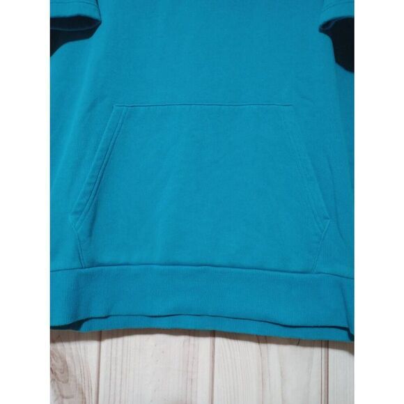 Under‎ Armour Shirt Men's Medium Blue Short Sleeve Hooded Sweatshirt - Picture 3 of 7